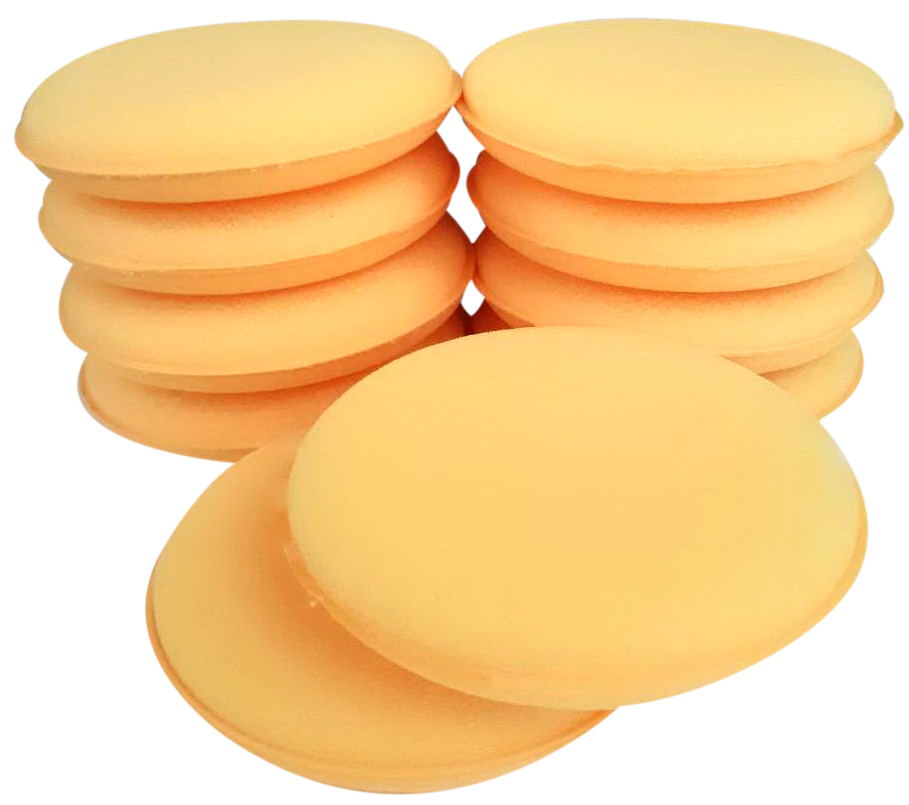 ฟองน้ำแว็กซ์ภายในกลม "เหลือง"